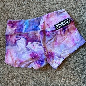 Savage Barbell Booty Shorts